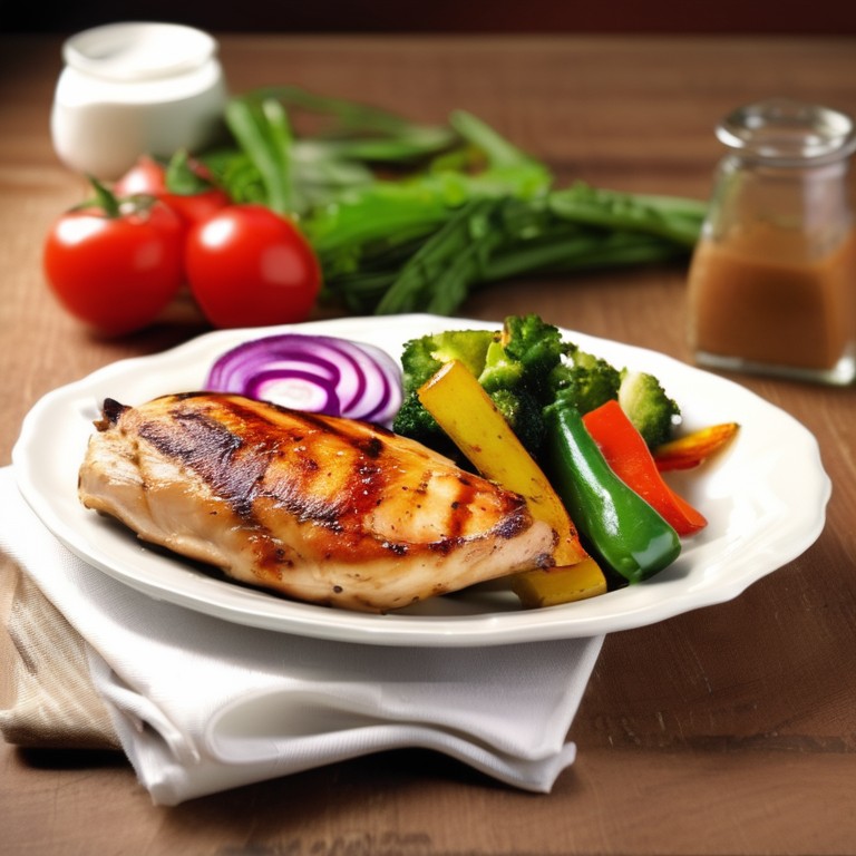 Grilled Chicken with Mixed Veggies - Mr. Cook