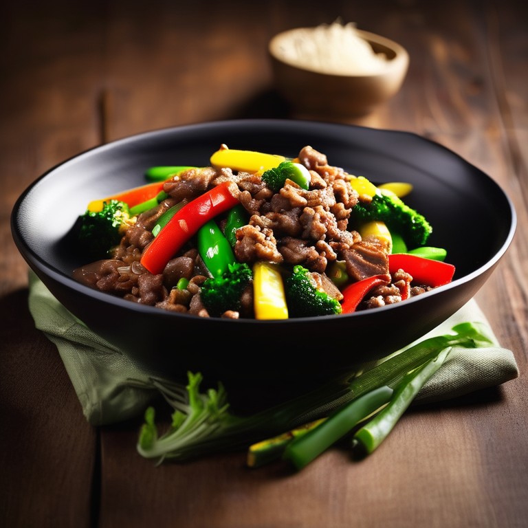 Mince and Veggie Stir Fry