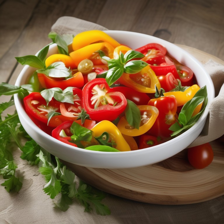 Tomato and Pepper Salad
