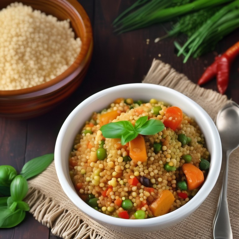 Traditional Moroccan Vegetable Couscous