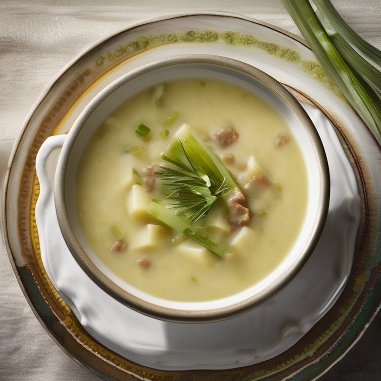 Kartoffel Lauch Suppe