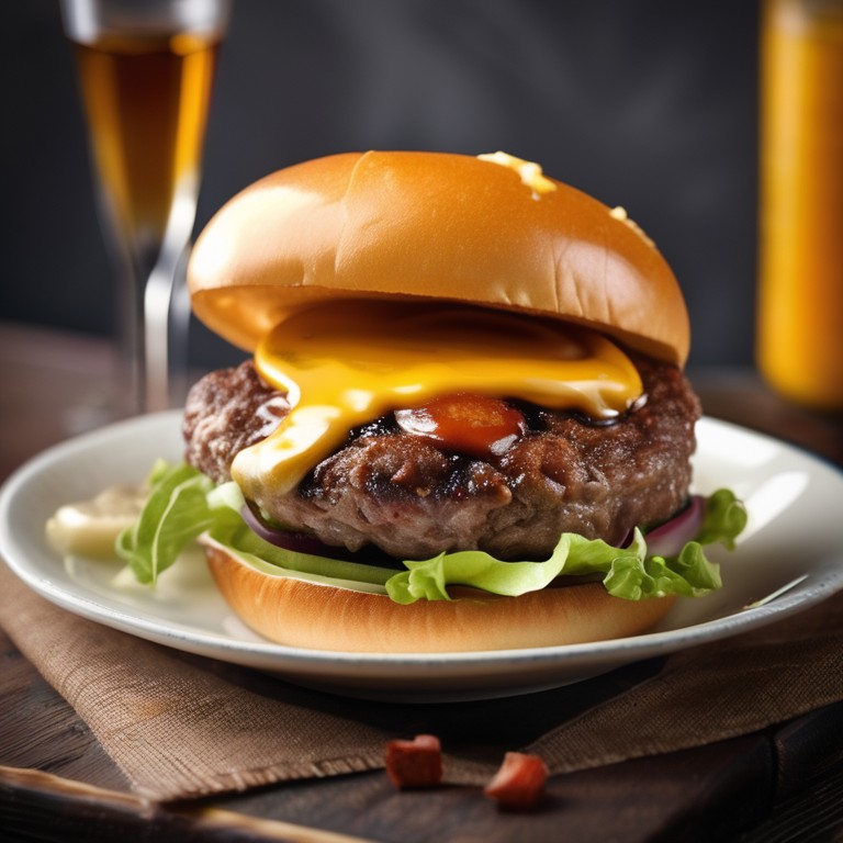 CanyonStyle Beef Burger with Mesquite Seasoning Mr. Cook