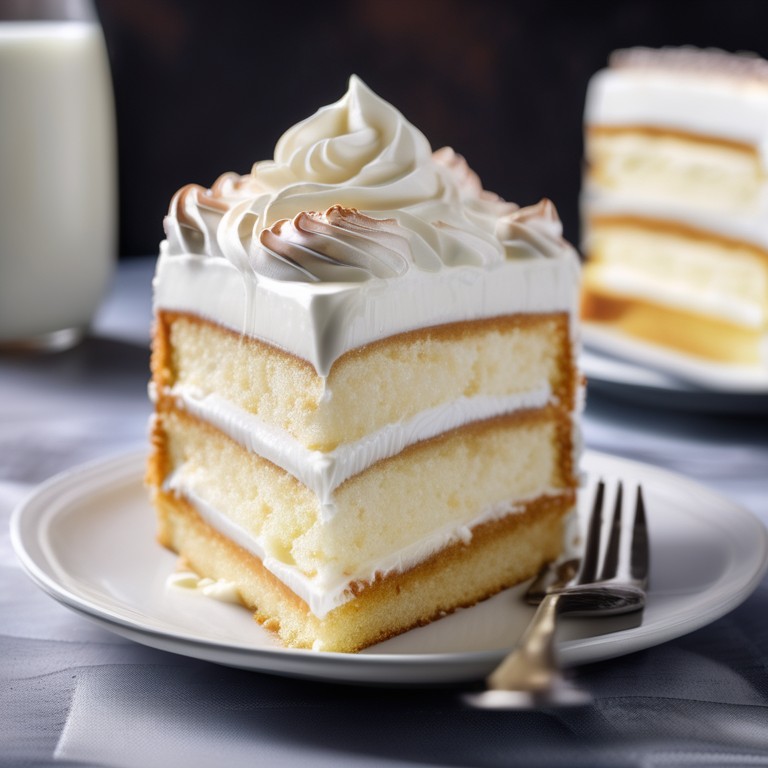 Vanilla Whipped Cream Cake